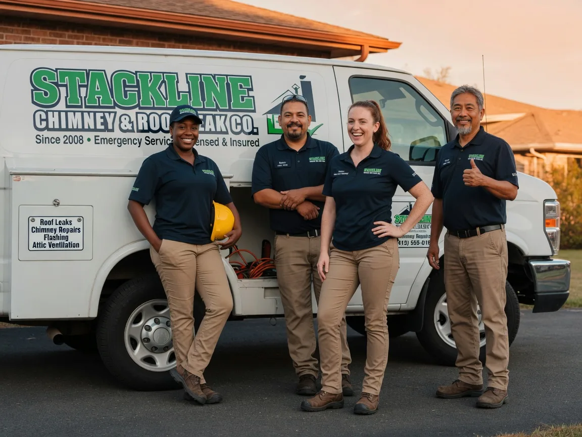 Chimney flashing repair company in Enfield, IL